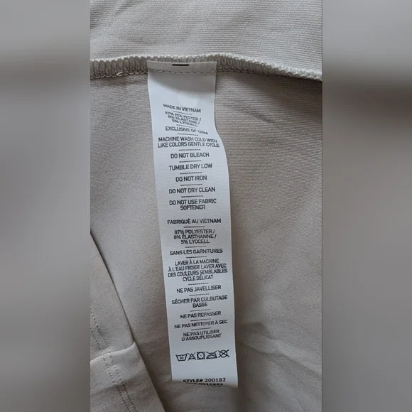 Rhone Dreamglow Long Sleeve Sweatshirt Dress Sand Brown Tan size Medium M - Picture 5 of 5